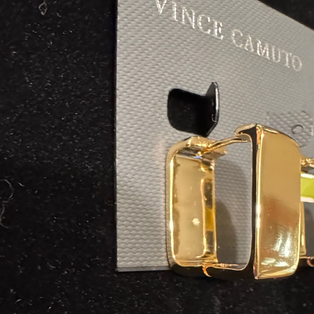 Vince Camuto Shiny Gold Earrings
